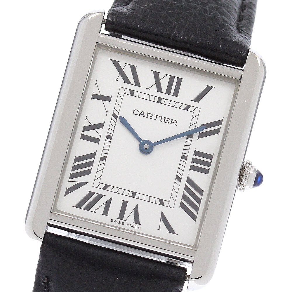 ★保 カルティエ タンクソロLM W5200003 メンズ 【中古】