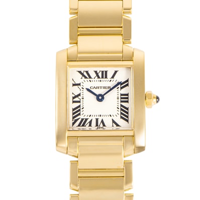 Cartier カルティエ タンクフランセーズ SM W50002N2 K18YG【中古】