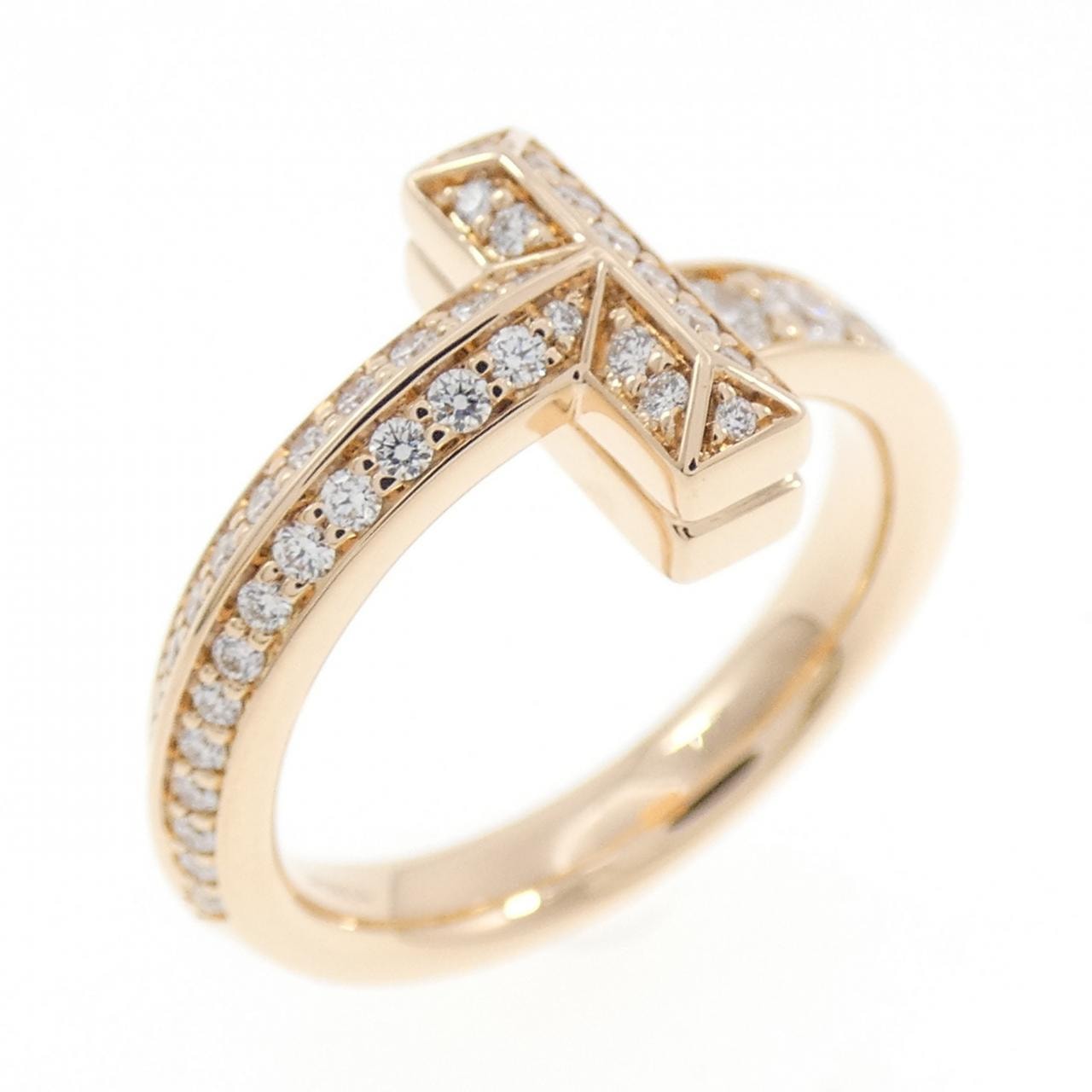 ティファニー Tワン ナロー リング 0.40CT