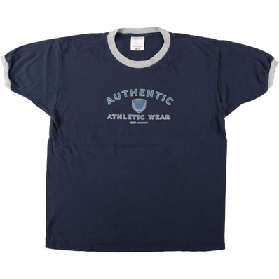 古着 リーボック Reebok リンガーTシャツ USA製 メンズL相当/eaa657125