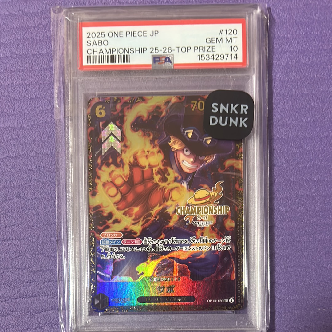 PSA10】サボ：手配書 SEC-SPC [OP13-120](ブースターパック「受け継が