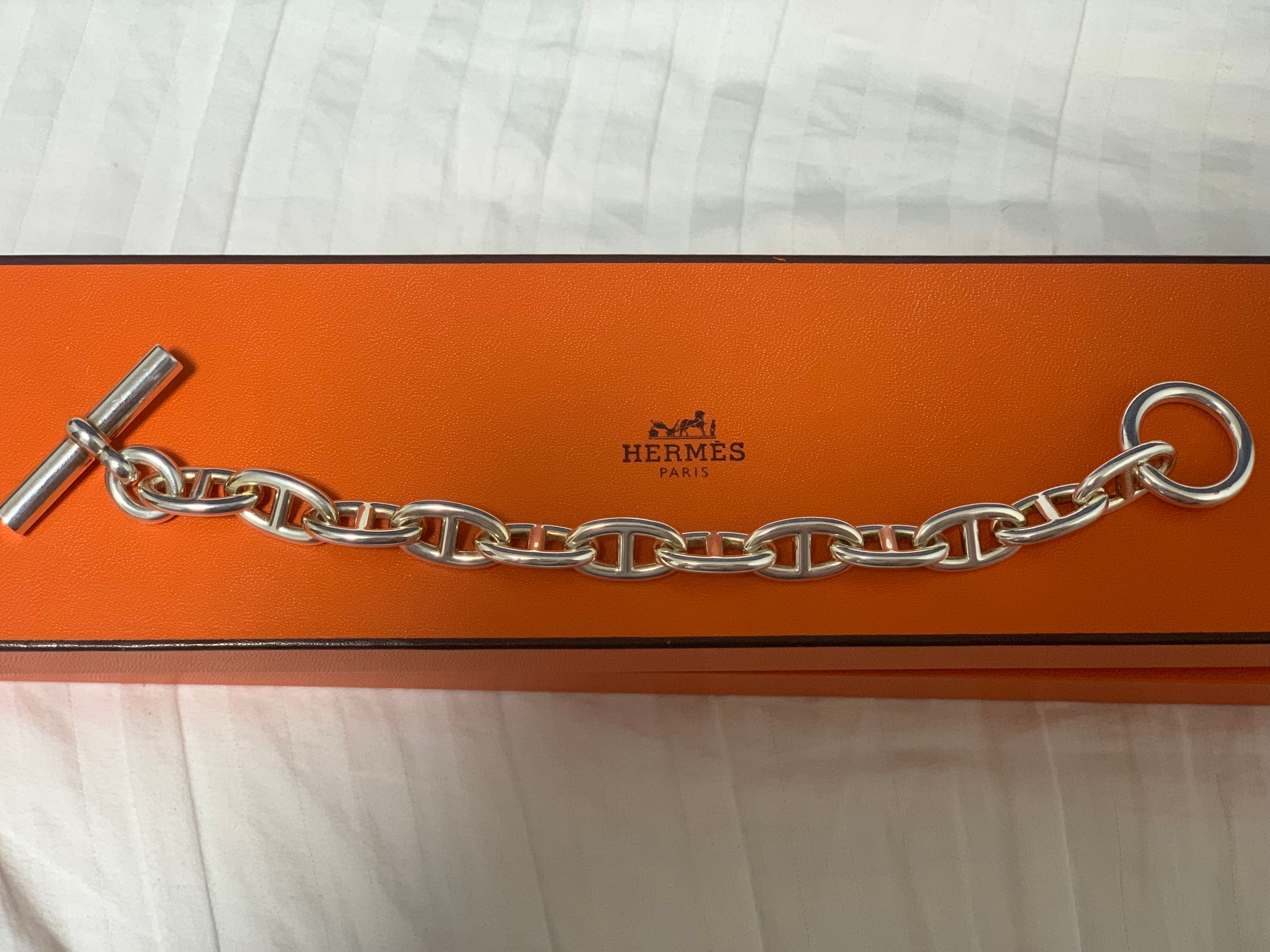 Hermes Chaine D'ancre GM Bracelet "Silver"