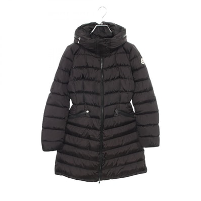 モンクレール MONCLER FLAMMETTE フラメッテ フード付き ダウンジャケット 衣料品 アウター ナイロン レディース ブラック系 【中古】