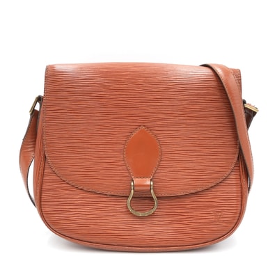 LOUIS VUITTON(ルイヴィトン)サンクルー ヴィンテージ ショルダーバッグ エピ ケニアブラウン レザー ゴールド金具 レディース M52123【中古】