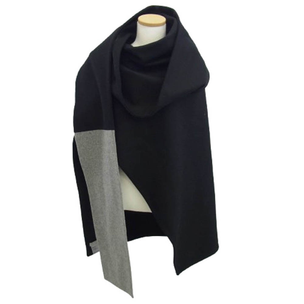 DIOR HOMME ディオールオム コート 6HH1095005 エディ期 ウール カシミヤ混 マントストール コート ブラック系【中古】