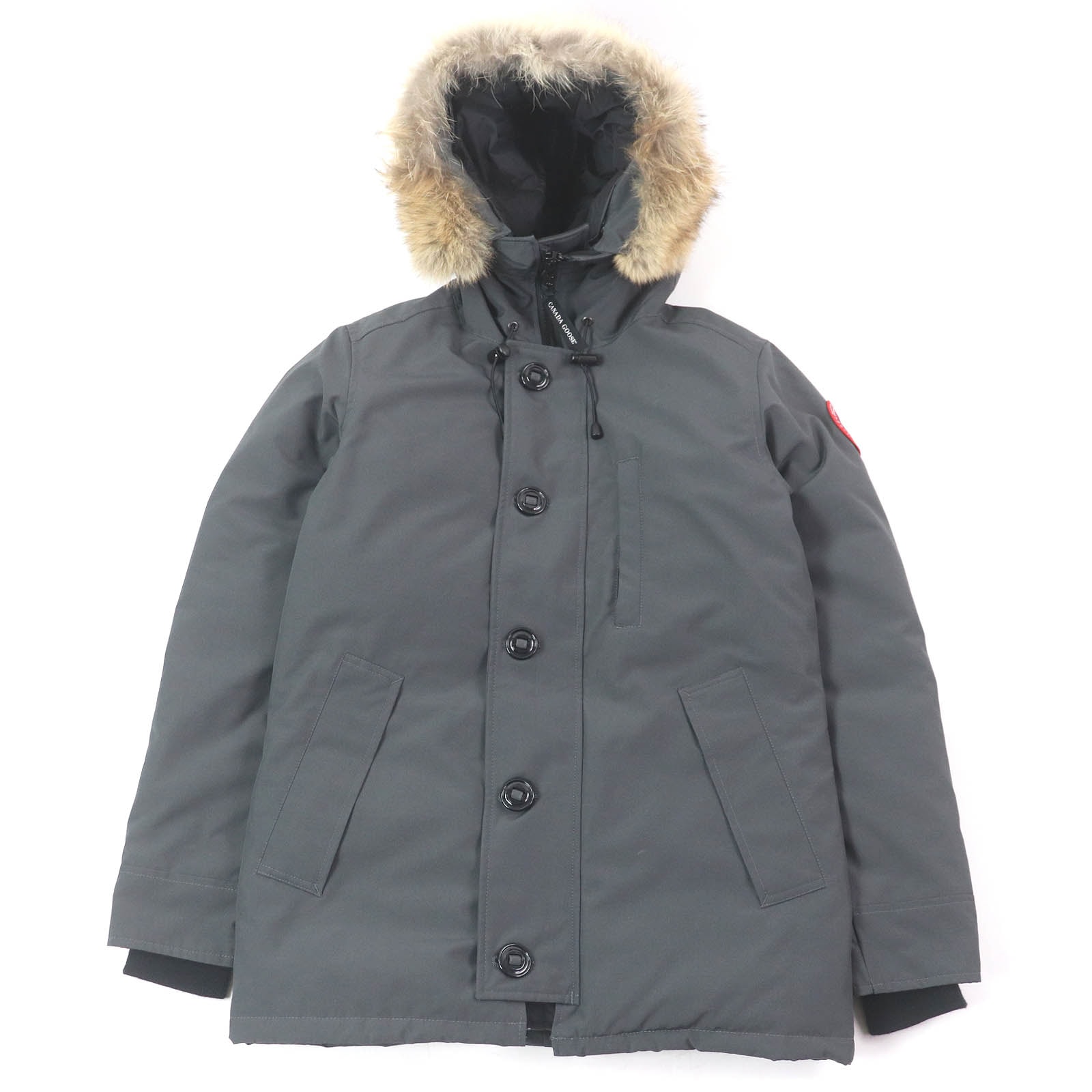 極美品 カナダグース
 ダウンジャケット CHATEAU PARKA グレー メンズ S 3426MA
