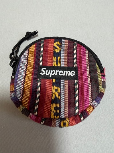 Supreme Woven Stripe Coin Pouch "Multicolor"