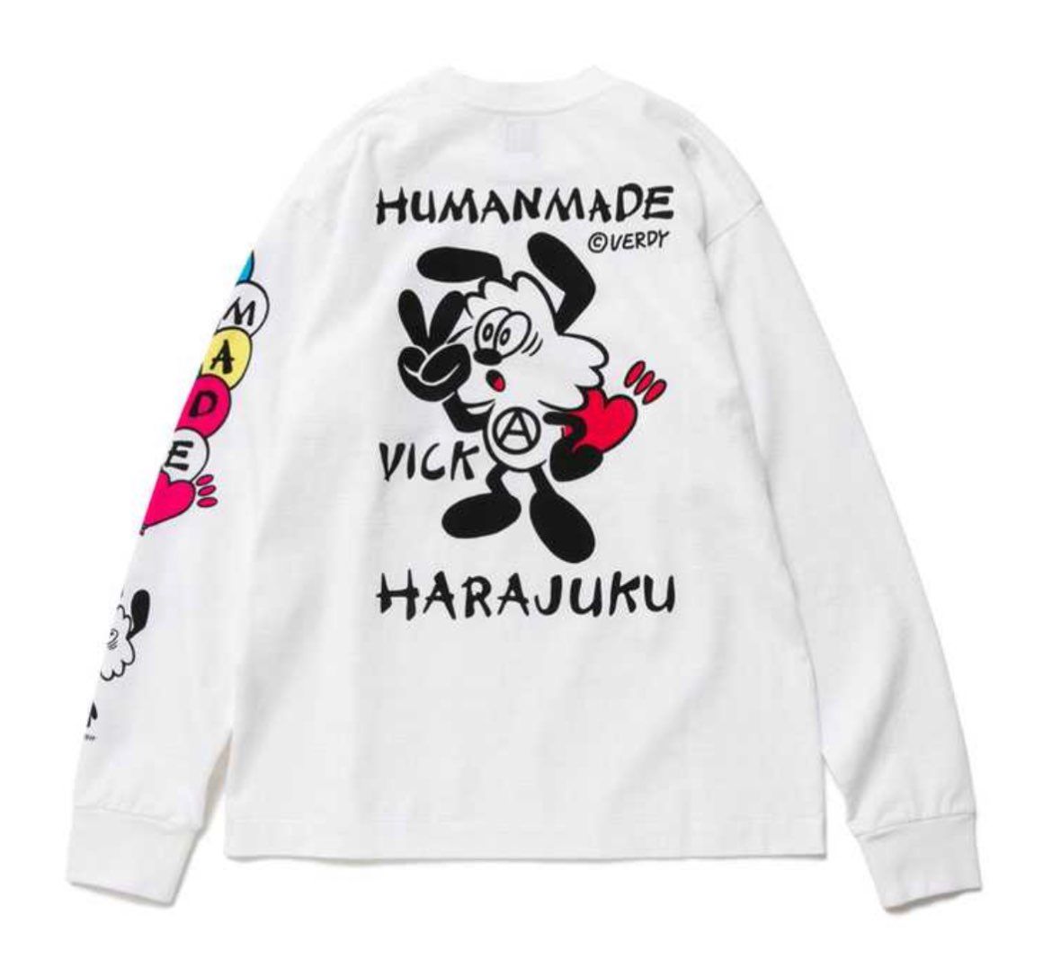 HUMAN MADE VICK LONG SLEEVE T-SHIRT "White"
