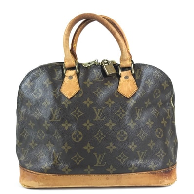 ルイヴィトン LOUIS VUITTON アルマ M51130 モノグラム カバン トートバッグ ハンドバッグ モノグラムキャンバス ブラウン