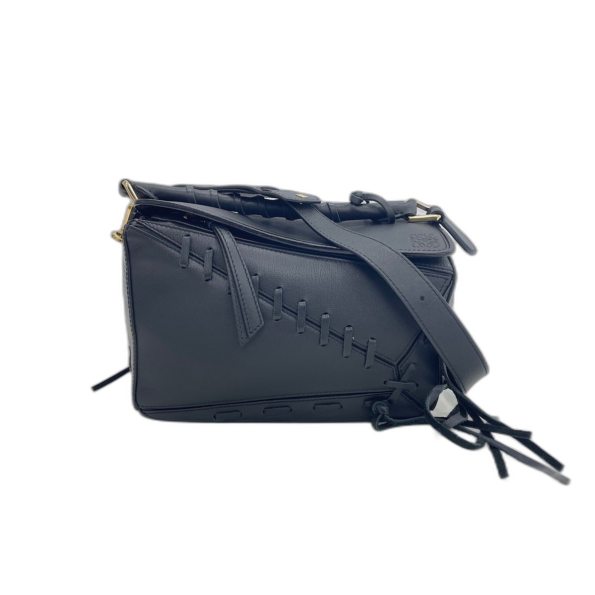 ロエベ LOEWE 2WAYパズルバッグ レースアップ ハンドバッグ【中古】