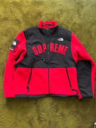 Supreme x The North Face Arc Logo Denali Fleece Jacket "Red"