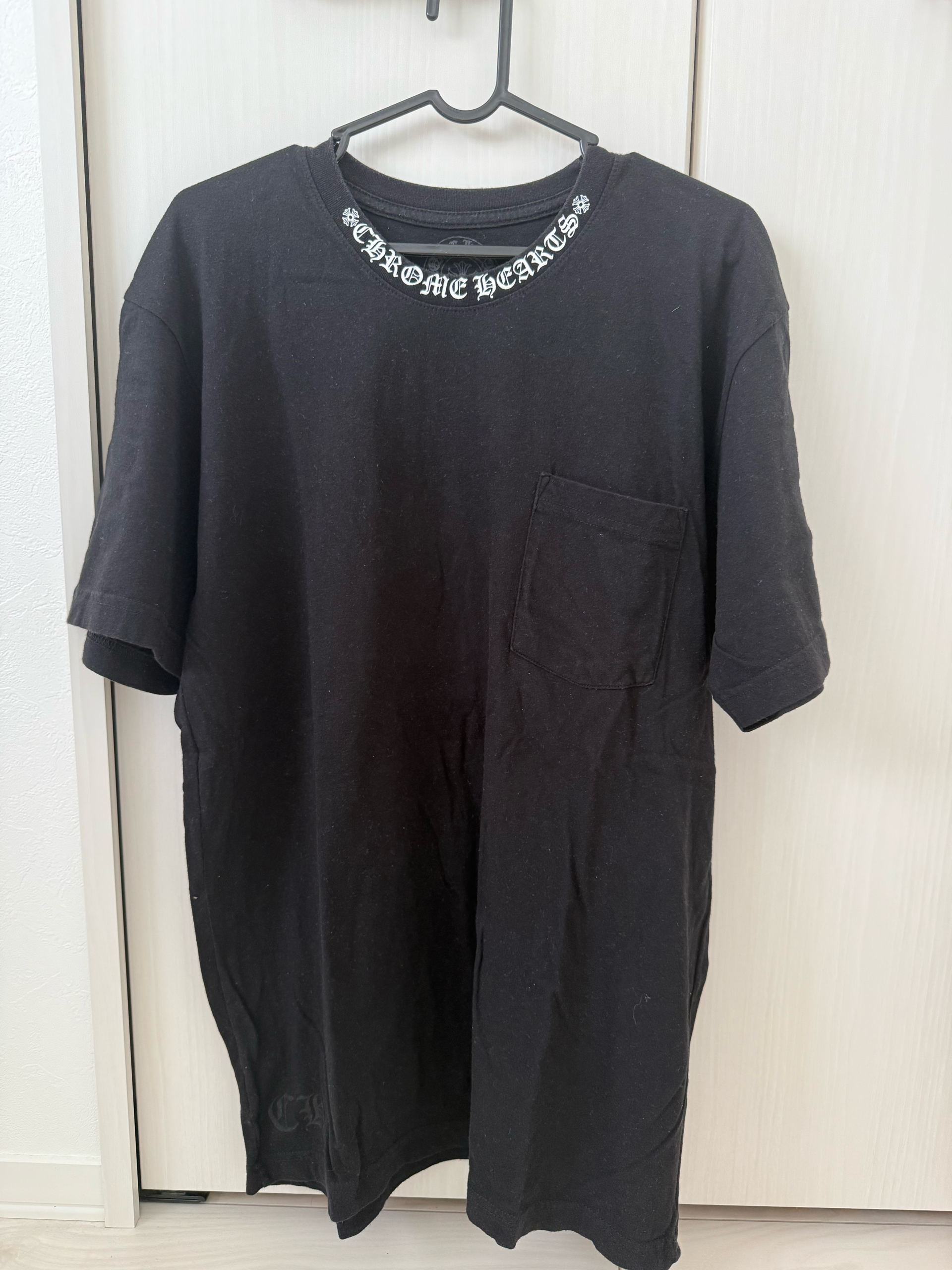 Chrome Hearts Neck Logo S/S T-Shirt "Black/White"