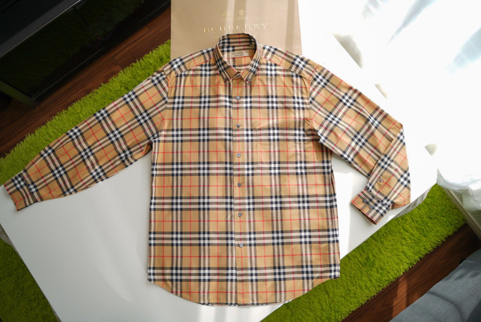 【入手困難】☆超希少・高級品・レア物☆バーバリー☆ノバチェックシャツ☆