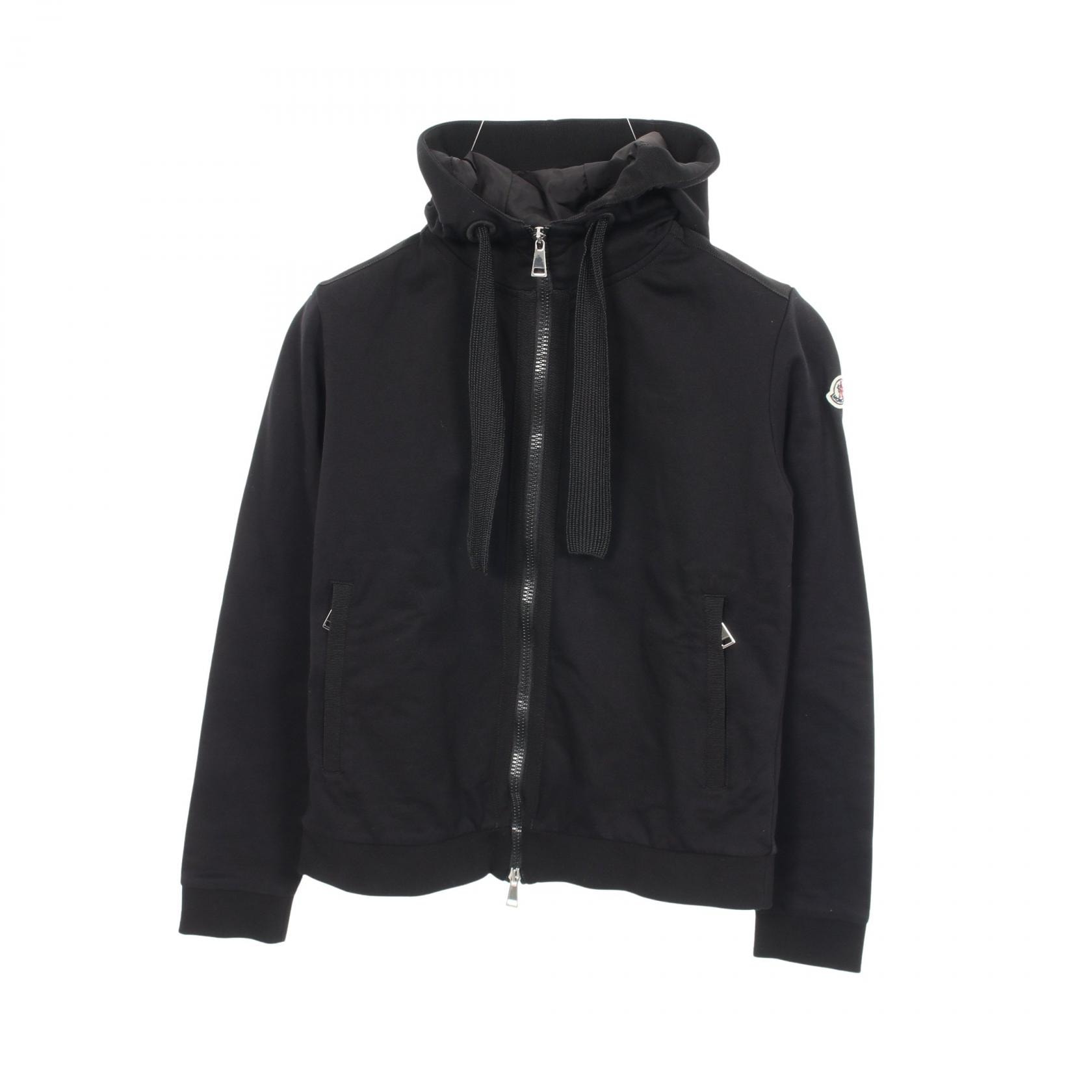 モンクレール MONCLER パーカー 衣料品 トップス コットン レディース ブラック系 【中古】