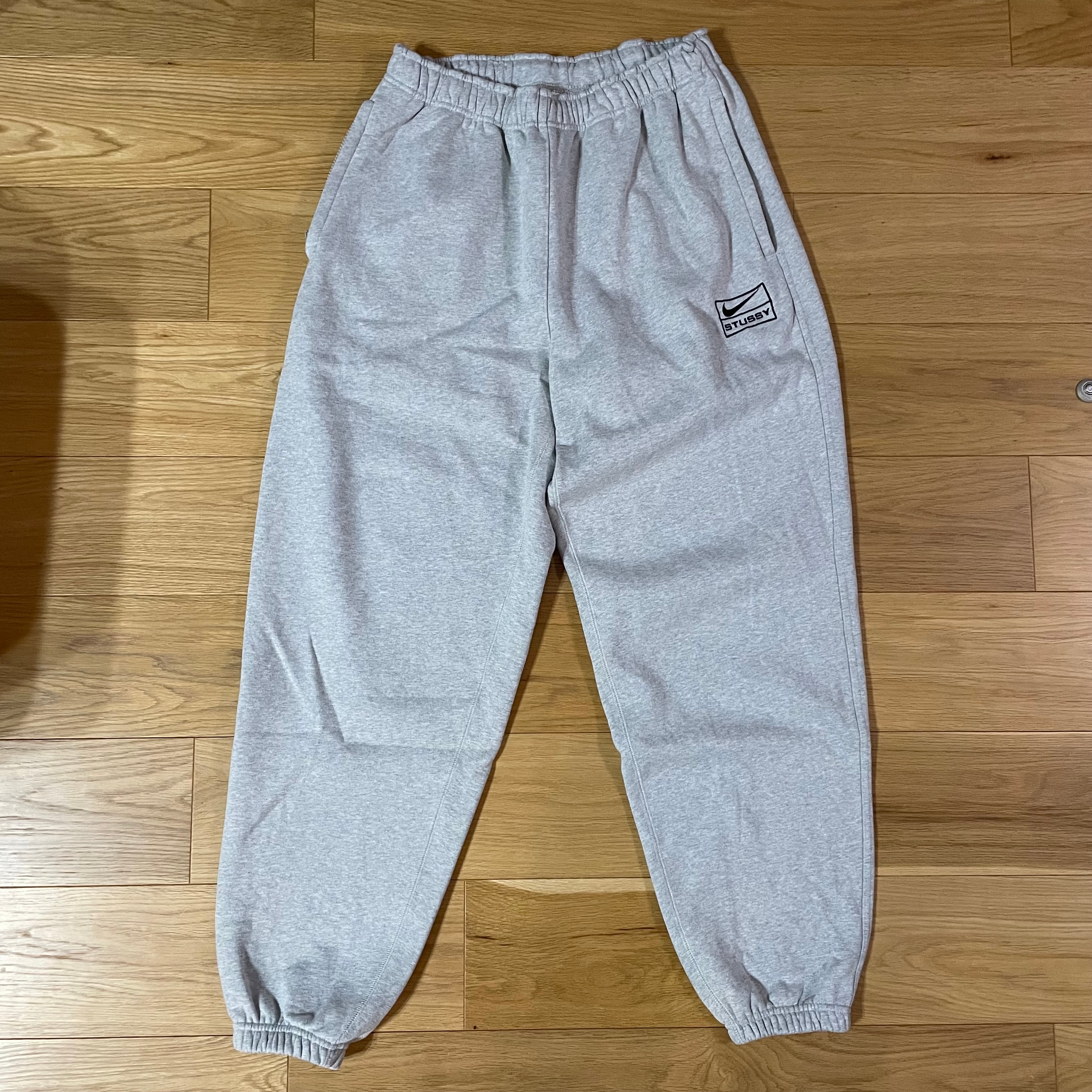 Stussy x Nike Fleece Pant "Grey Heather" (US Size) FN5231-050
