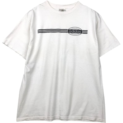 古着 アディダス adidas ロゴTシャツ メンズM相当/eaa623835