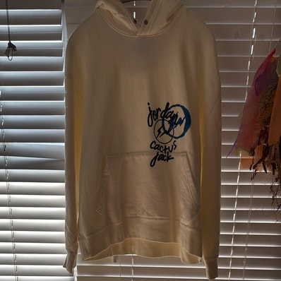 Air Jordan Travis Scott Fragment Hoodie "White"