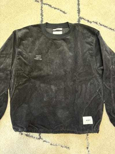 Wtaps Smock / LS / Cotton. Corduroy. Wut "Black"