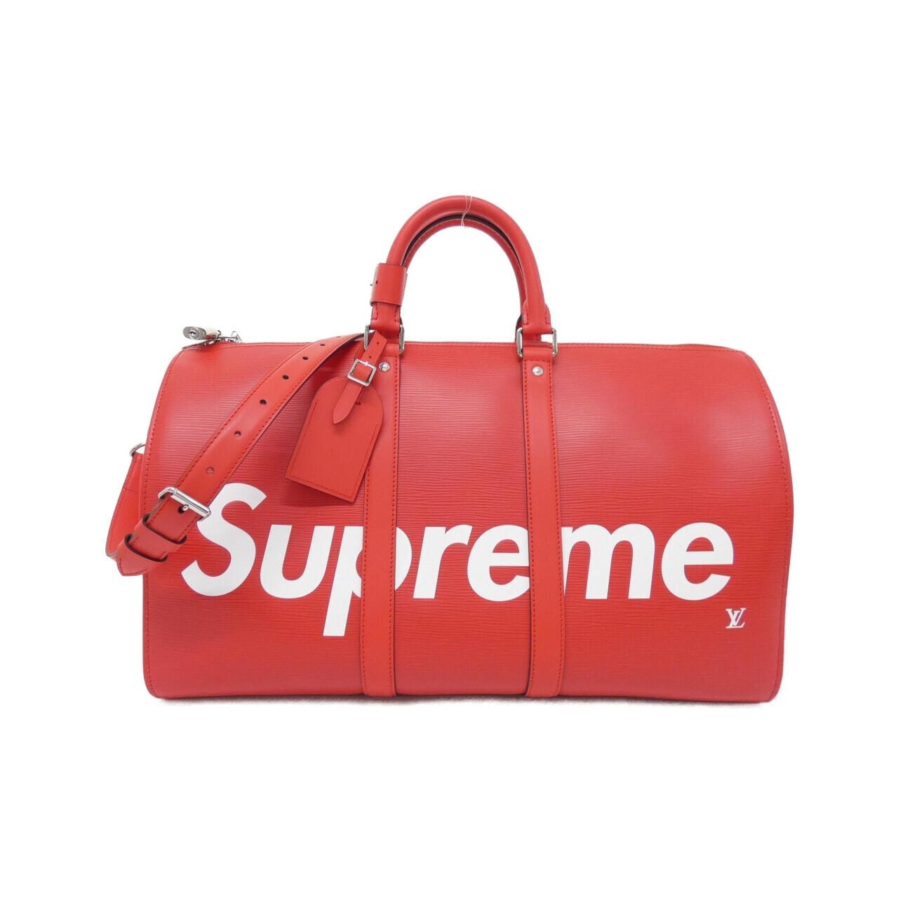 ルイヴィトン エピ(SUPREME) キーポル バンドリエール 45cm M53419 ボストンバッグ