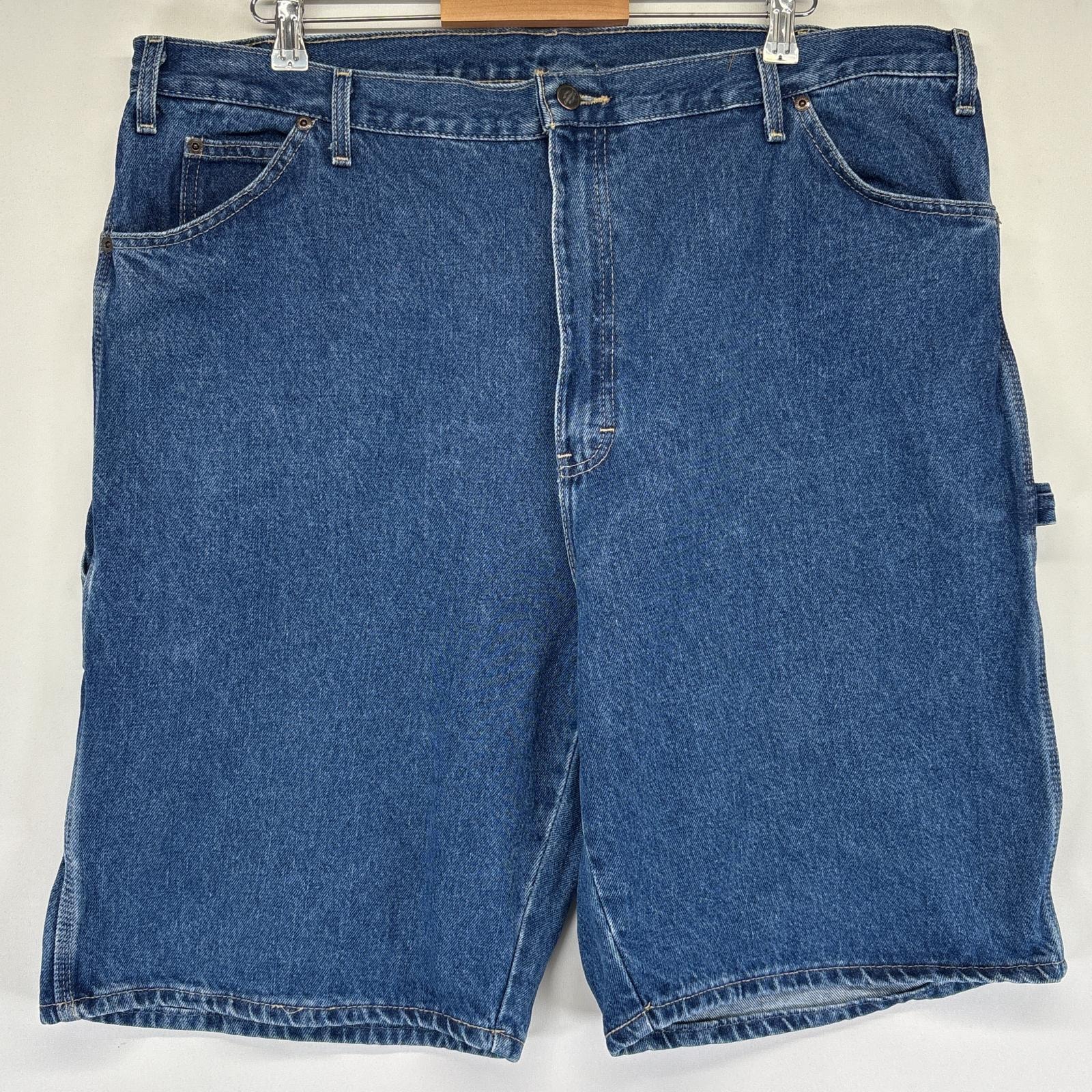 古着 ディッキーズ Dickies ショートパンツ デニム ペインター 大きいサイズ 半ズボン ハーフパンツ 短パン ワーク w42 ブルー メンズ