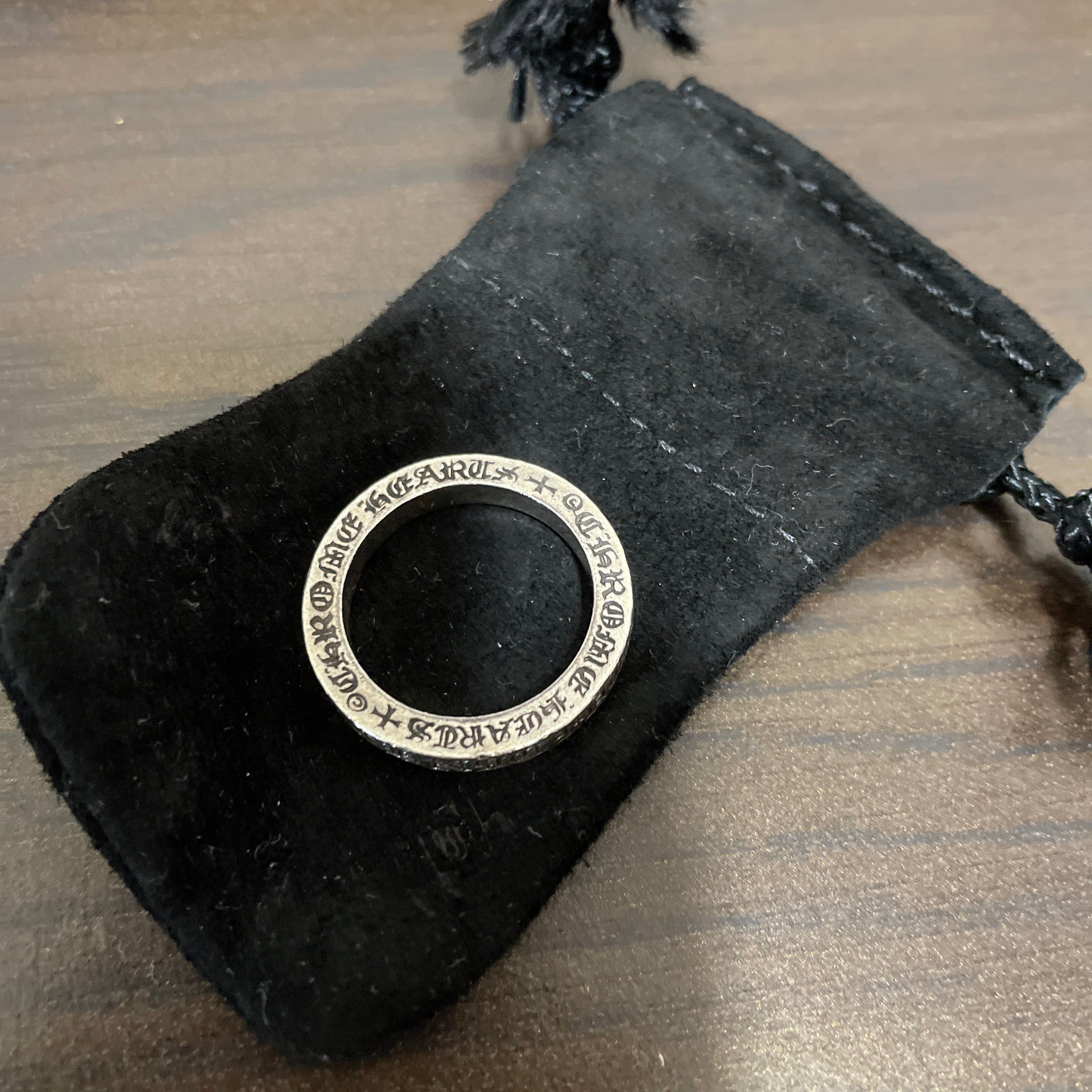 Chrome Hearts Spacer Ring 3mm CH Fuck You "Silver"