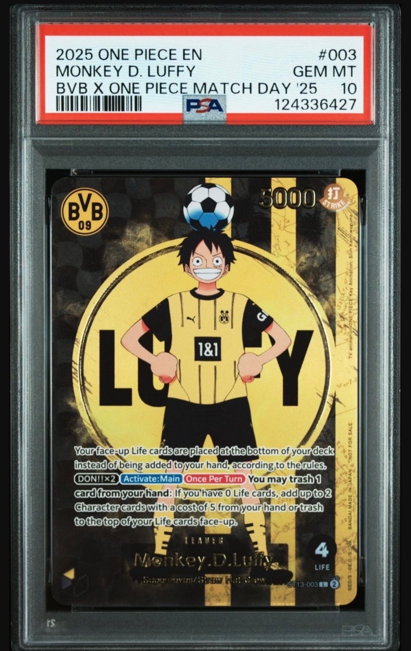 モンキー・D・ルフィ L [ST13-003]【英語版】(プロモーションカード「ボルシアドルトムント × ONE PIECE マッチデー 2025」)