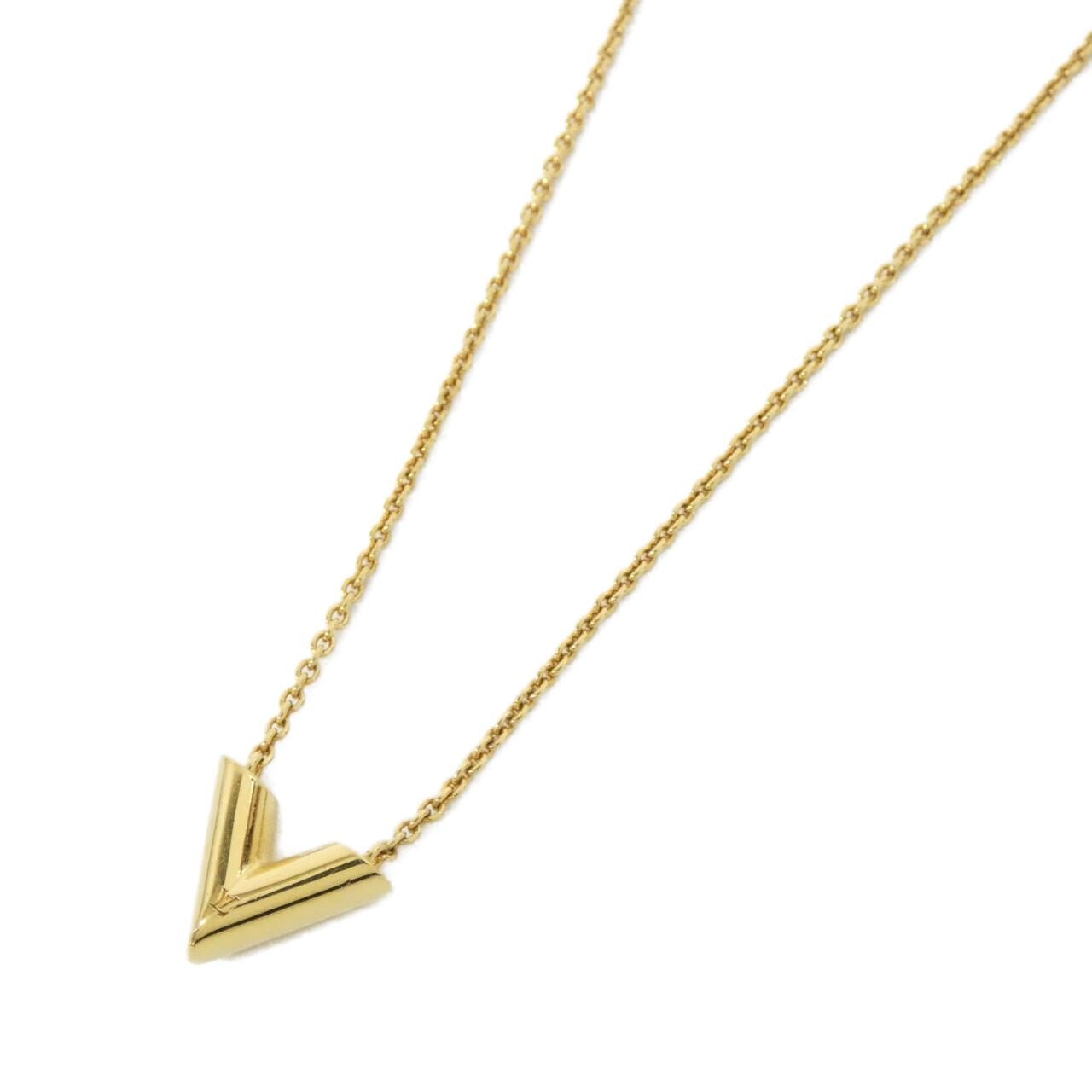 Louis Vuitton Essential V Necklace "Gold"