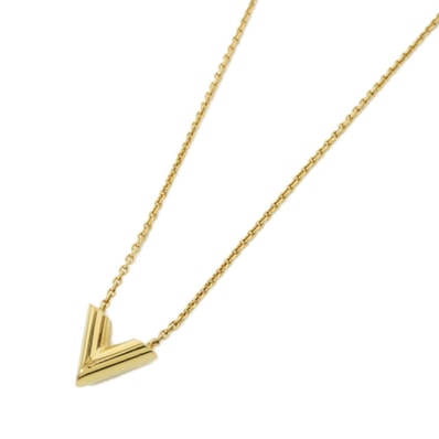 Louis Vuitton Essential V Necklace "Gold"