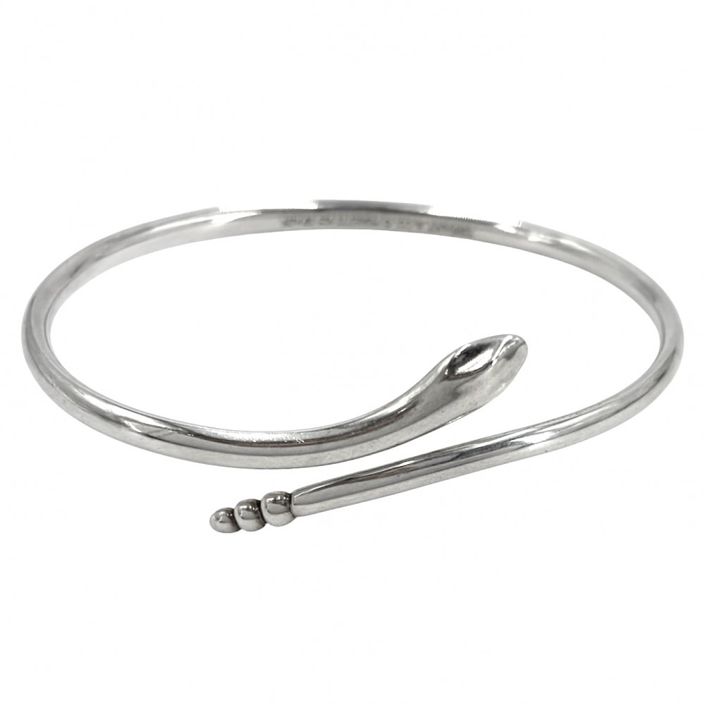 TIFFANY&Co. ティファニー バングル スネーク ブレスレット ジュエリー アクセサリー シルバー925    レディース 約21.2g【中古品】