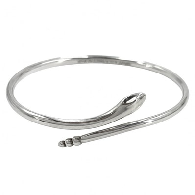 TIFFANY&Co. ティファニー バングル スネーク ブレスレット ジュエリー アクセサリー シルバー925 レディース 約21.2g【中古品】