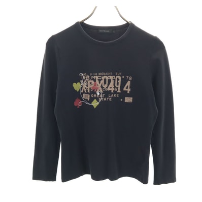 Calvin klein Jeans カルバンクラインジーンズ 長袖 Tシャツ L ブラック ロンT