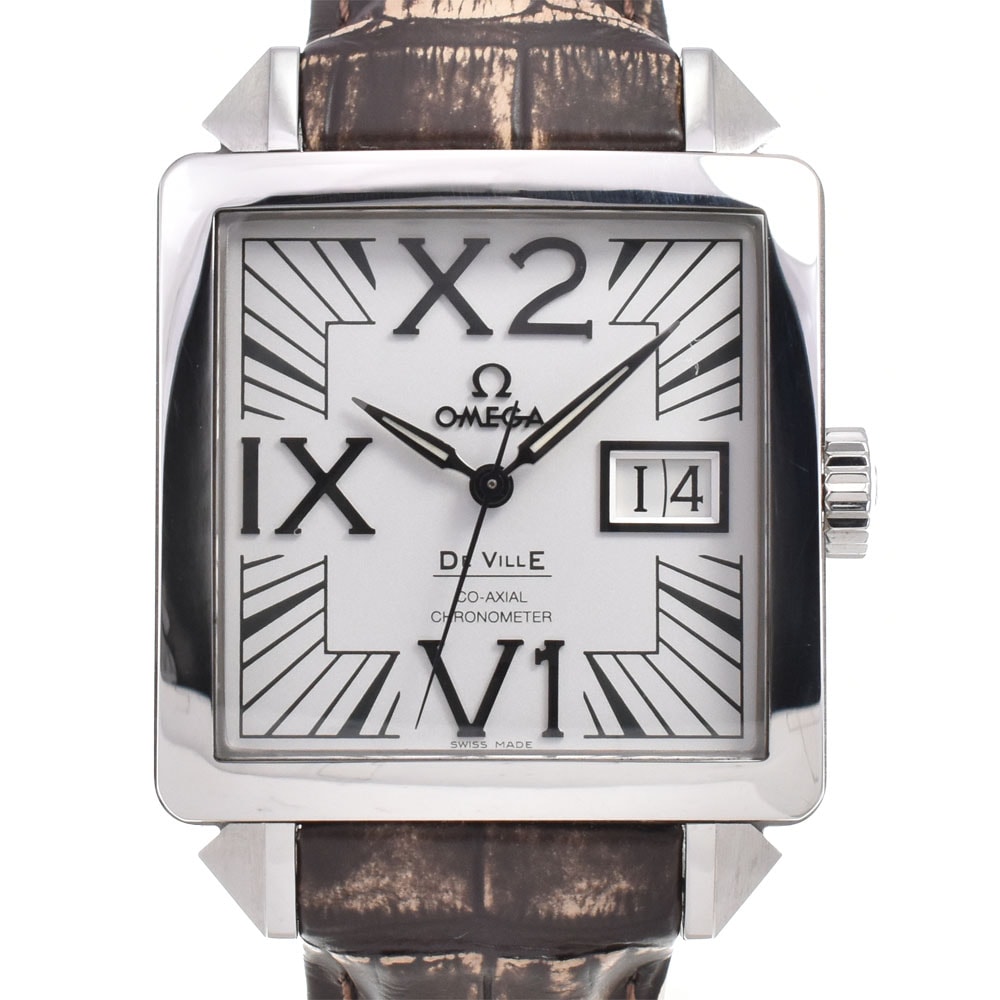 オメガ OMEGA 7813.30.39 デビル 自動巻き メンズ 美品 箱・保証書付き M#145654