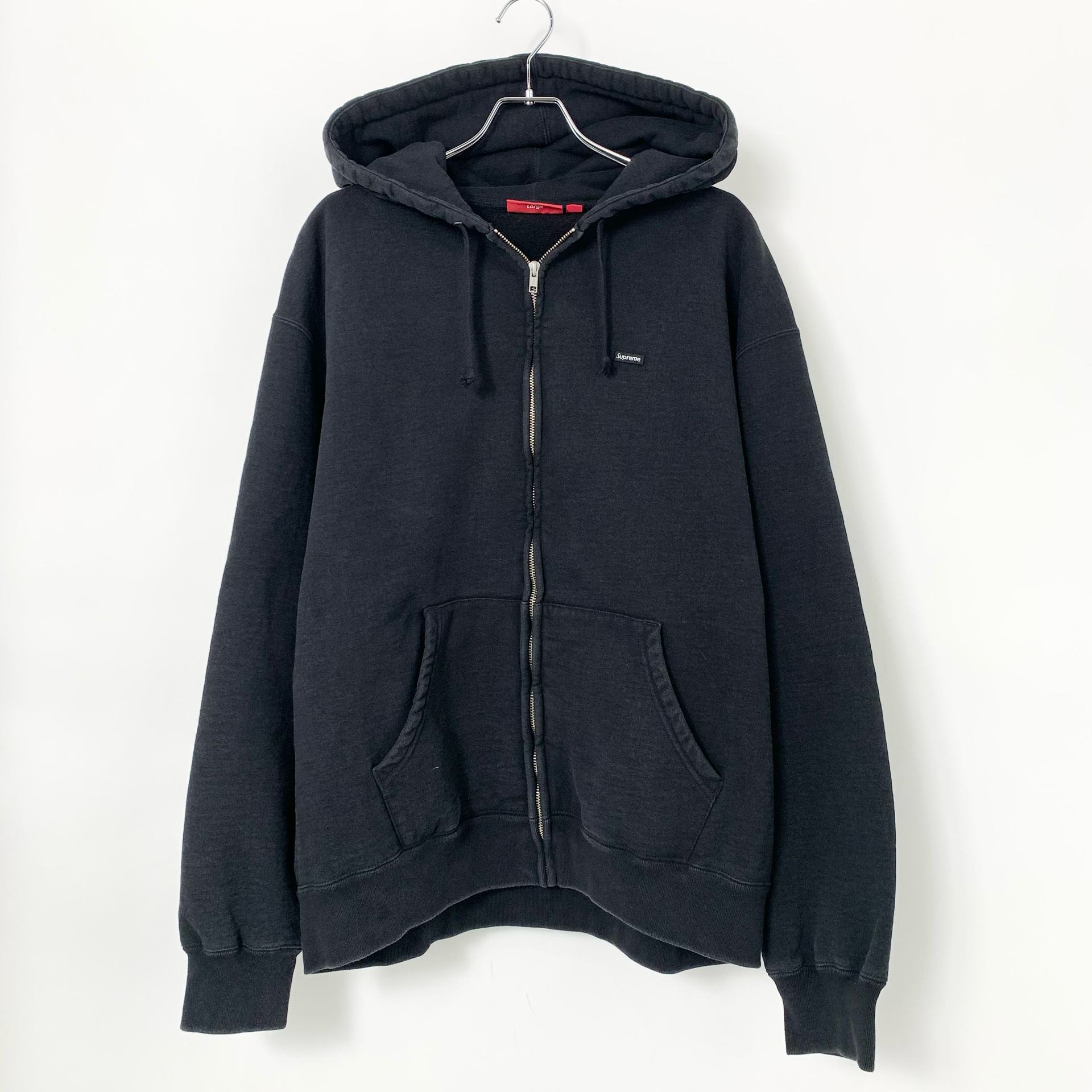 Supreme Small Box Zip Up Hooded Sweatshirt "Black" (26FW)