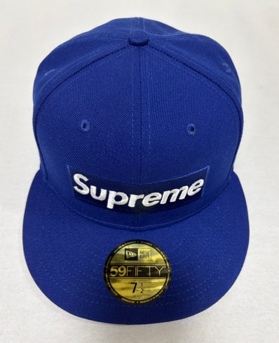 Supreme MLB Teams Box Logo New Era "Dark Royal"