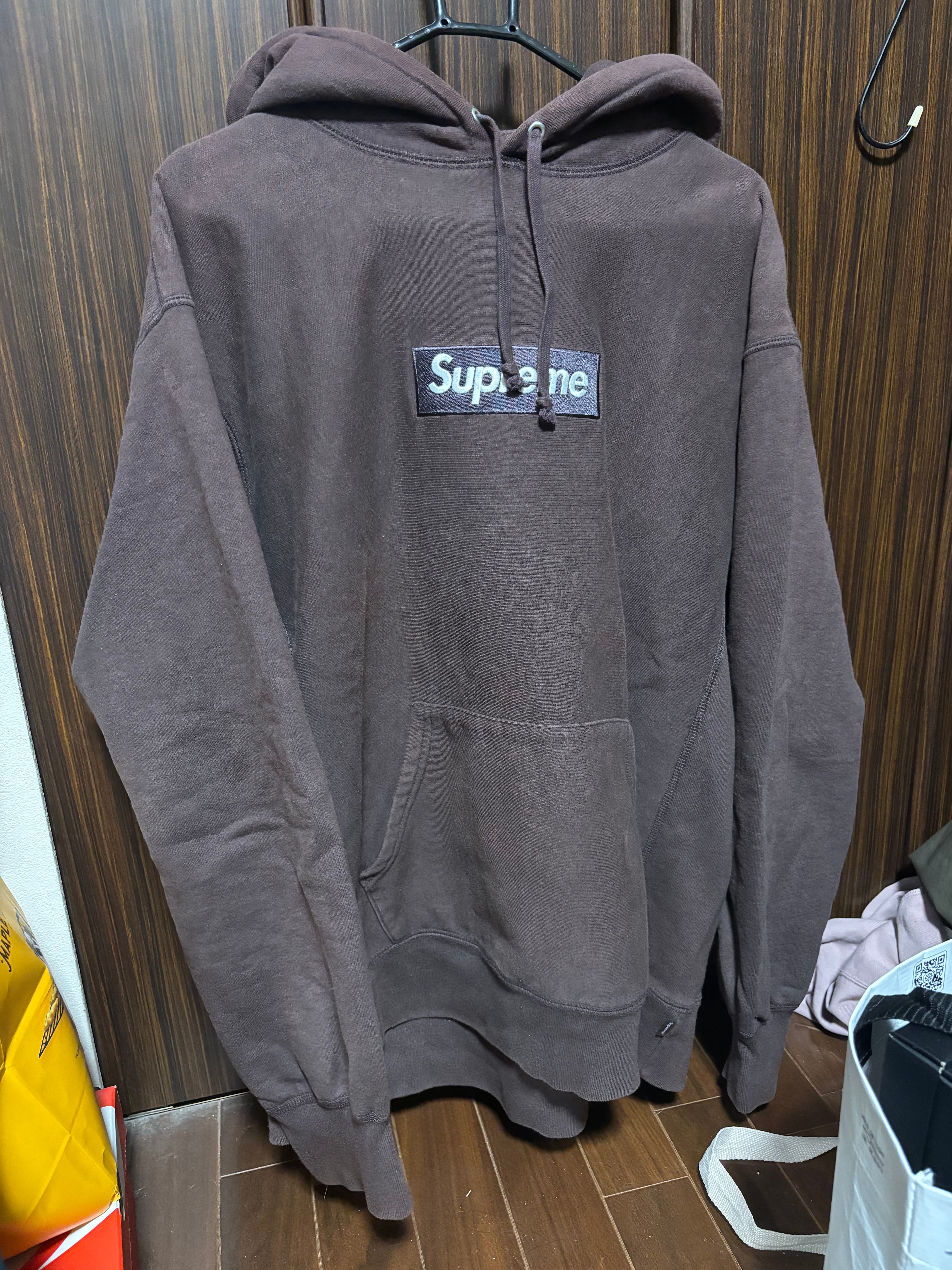 Supreme Box Logo Hooded Sweatshirt "Dark Brown" (21FW)