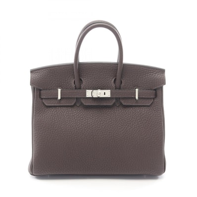 エルメス HERMES バーキン25 ハンドバッグ バッグ レザー トゴ トゴ エベンヌ W刻印(2024年製造) レディース ブラウン系 【中古】