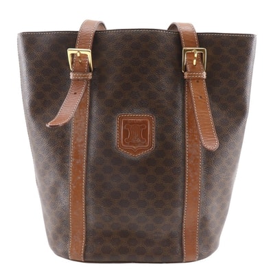 セリーヌ オールドセリーヌ マカダム柄 ヴィンテージ レディーストートバッグ