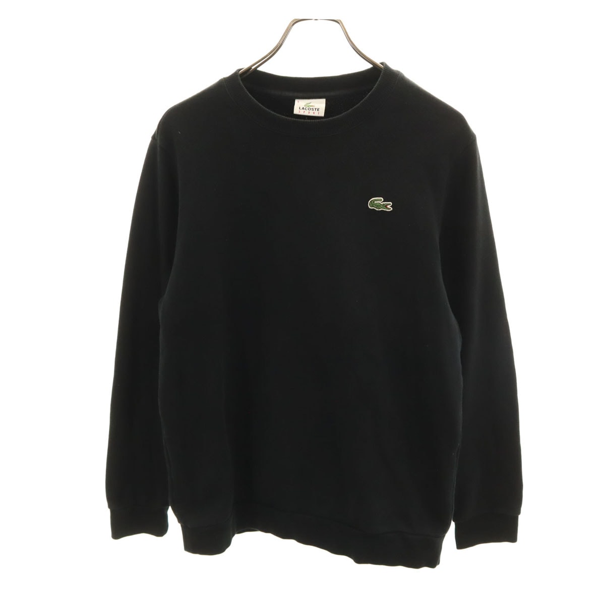 LACOSTE SPORT ラコステスポーツ 長袖 スウェット トレーナー 3 ブラック