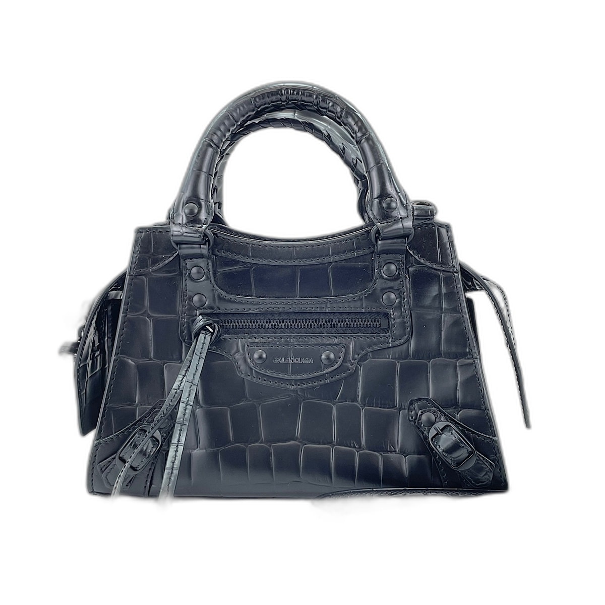 バレンシアガ BALENCIAGA ネオクラシックシティ ミニ 2WAY ハンドバッグ レザー【中古】