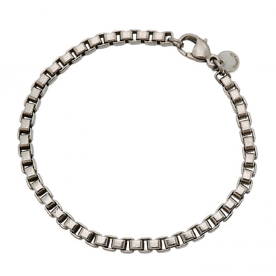 【6jdb0060-k】ティファニー ブレスレット ベネチアン シルバー925【中古】レディース