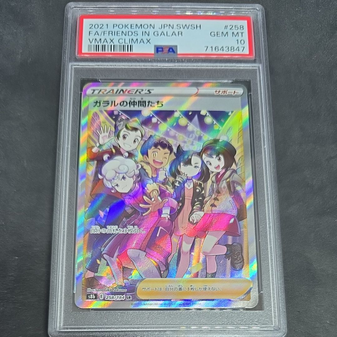 ガラルの仲間たち SR[S8b 258/184](ハイクラスパック「VMAXクライマックス」)