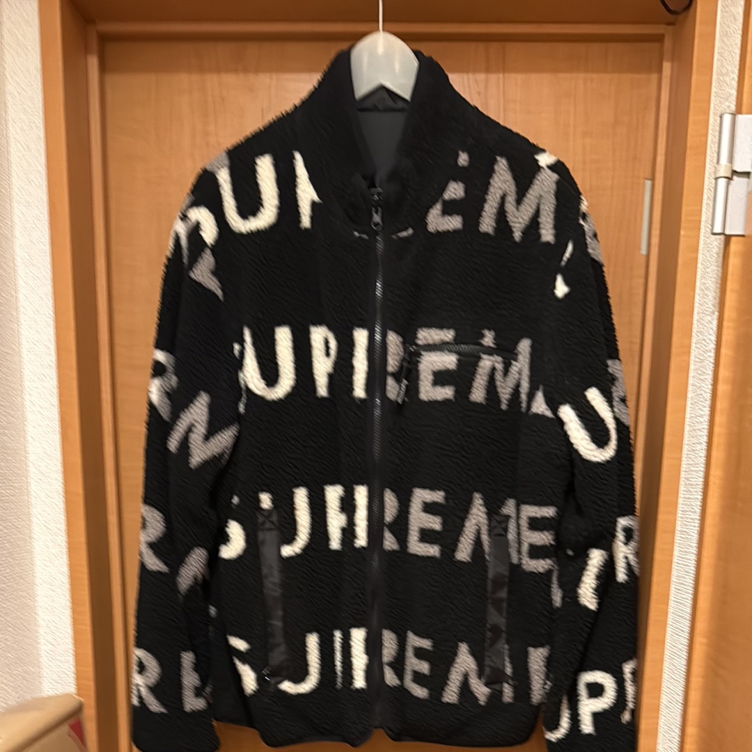 Supreme Reversible Logo フリース SUPREME REVERSIBLE LOGO FLEECE JACKET ORANGE SIZE LARGE | eBay