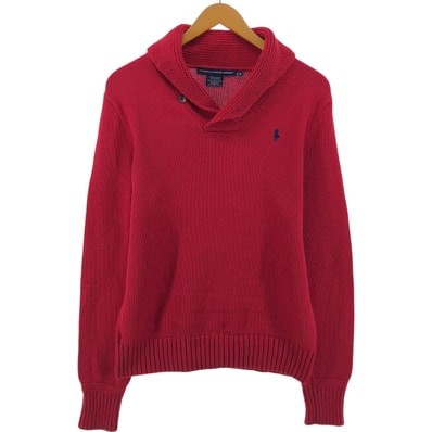 古着 ラルフローレン Ralph Lauren RALPH LAUREN SPORT ショールカラー コットンニットセーター レディースXL相当/eaa380759