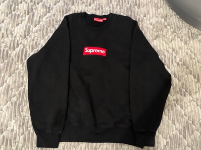 Supreme Box Logo Crewneck "Black" (22FW)