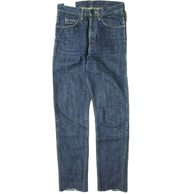 FUMIKA_UCHIDA フミカウチダ 日本製 HIGH WAIST DENIM SLIM PANTS Made by KAPITAL ハイウエストカットオフデニムスリムパンツ FU-A-048 25 インディゴ ジッパーフライ ボトムス g18828