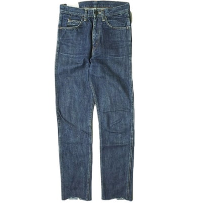 FUMIKA_UCHIDA フミカウチダ 日本製 HIGH WAIST DENIM SLIM PANTS Made by KAPITAL ハイウエストカットオフデニムスリムパンツ FU-A-048 25 インディゴ ジッパーフライ ボトムス g18828