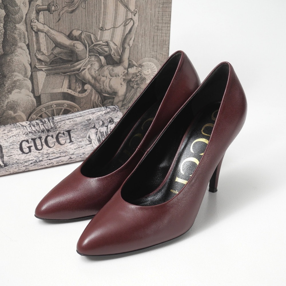 GUCCI グッチ パンプス キッドレザー イタリア製 ブランド古着【中古】20260917/RB0827
