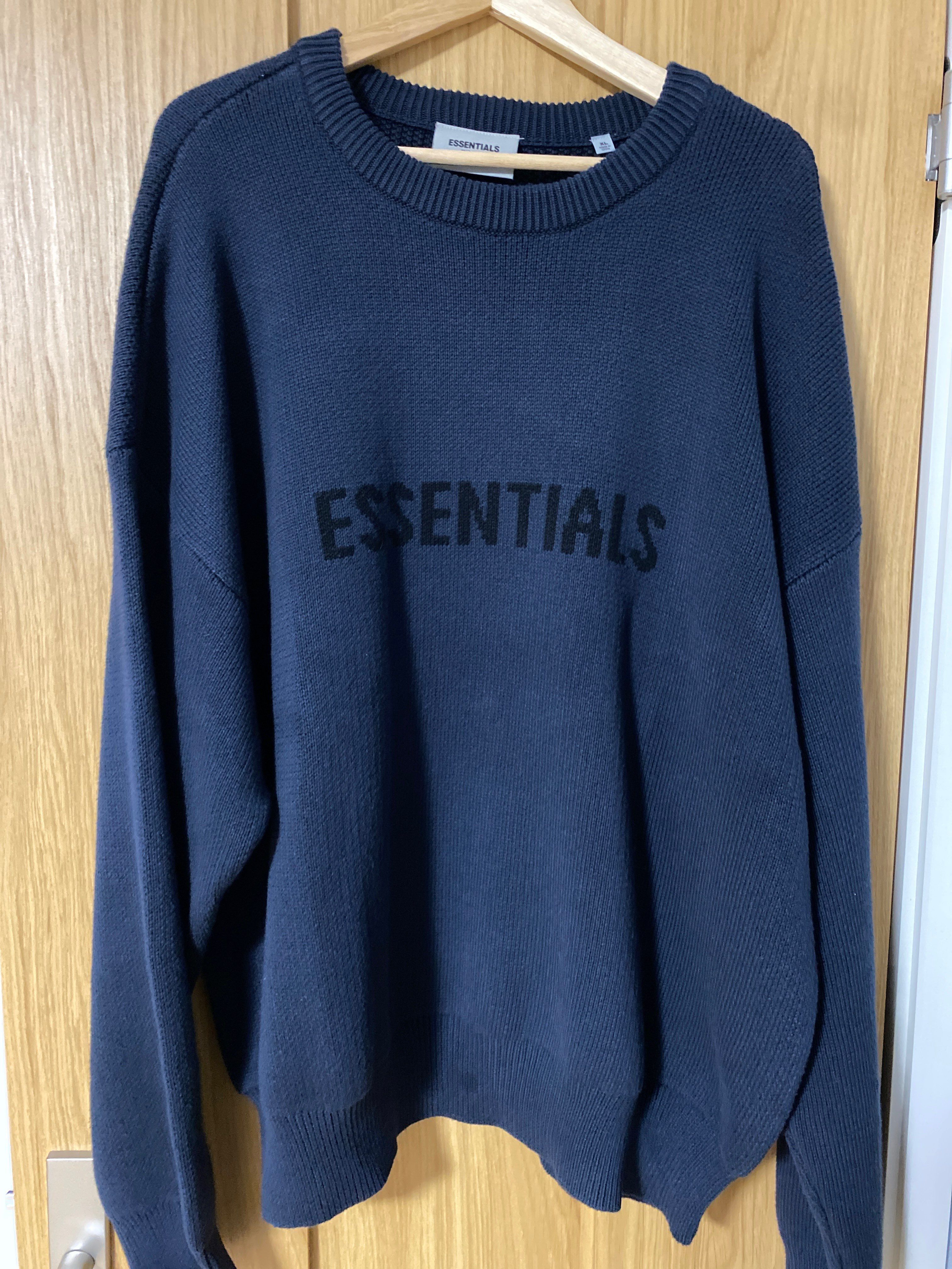 FEAR OF GOD ESSENTIALS / SSENSE Knit Sweater "Dark Navy"