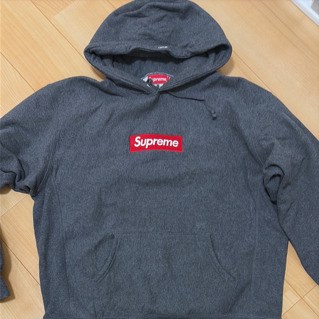 Supreme Box Logo Hooded Sweatshirt "Charcoal" (21FW)