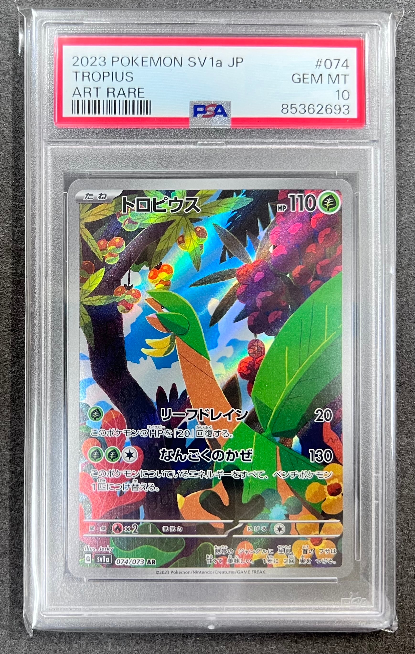 トロピウス AR[SV1a 074/073](スカーレット&バイオレット 拡張パック「トリプレットビート」)